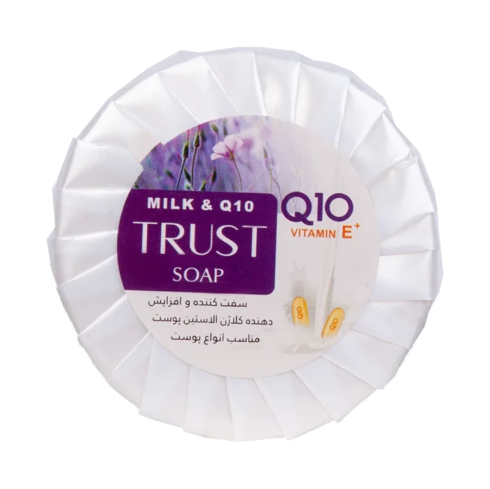 صابون شیر و Q10 تراست