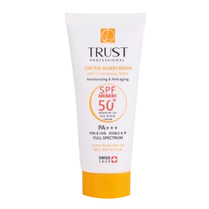 کرم ضد آفتاب رنگی و ضد پیری بژ تیره تراست