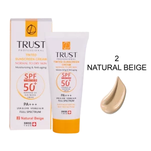 کرم ضد آفتاب رنگی و ضد پیری بژ طبیعی (پوست خشک تا نرمال)