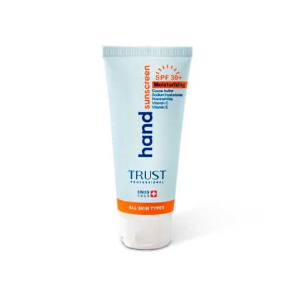 کرم تخصصی دست ضدآفتاب و آبرسان +SPF30 بی‌رنگ تراست