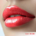 رژ لب مایع ابریشمی ساتین سرژه کد 202 (Coral) - تصویر 2